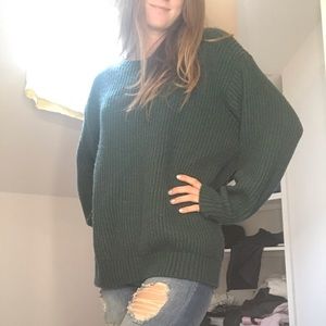 Oversized green sweater from Pac-sun! Size M
